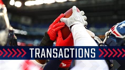 houston texans transactions